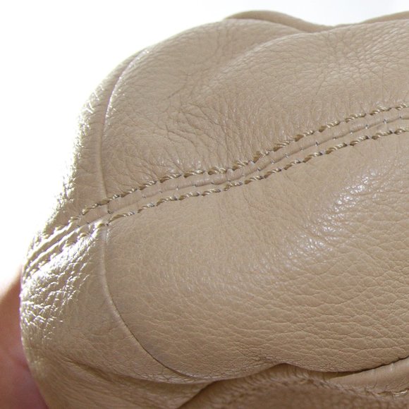 Kate Spade tan leather slouchy shoulder bag purse - Picture 11 of 14